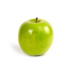 Green apple, isolated on white background