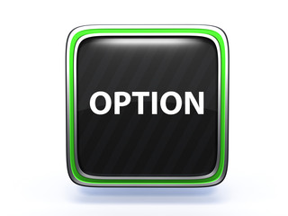 option square icon on white background