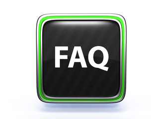 faq square icon on white background