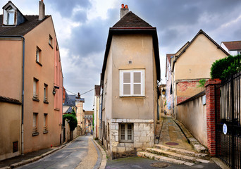 Old town of Chartres, France