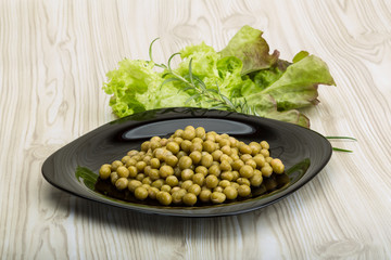 Marinated peas