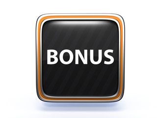 bonus square icon on white background