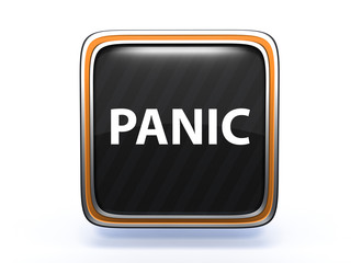 panic square icon on white background