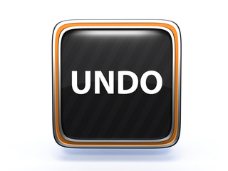 undo square icon on white background