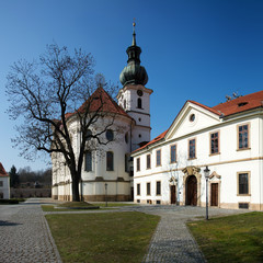 Fototapeta na wymiar Brevnov monastery in Prague