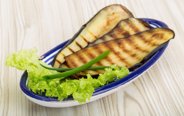 Grilled eggplants