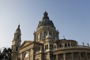 Fototapeta na wymiar Basilique Saint-Étienne à Budapest, Hongrie 