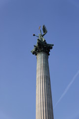 Colonne de la Place des Héros à Budapest, Hongrie