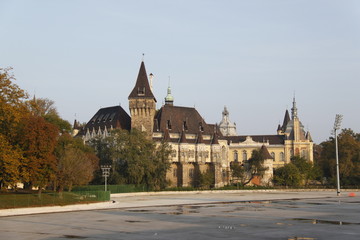 Fototapeta na wymiar Parc du Városliget à Budapest, Hongrie