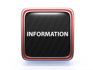 information square icon on white background