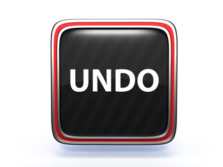 undo square icon on white background
