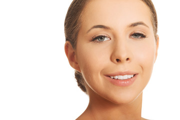 Obraz premium Portrait of beautiful wellbeing woman