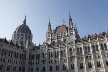Fototapeta na wymiar Parlement à Budapest, Hongrie