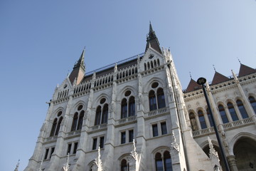 Fototapeta na wymiar Parlement à Budapest, Hongrie 