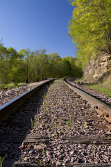 Fototapeta premium Railroad Track Scenic