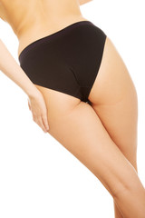 Obraz premium Woman bum in black panties