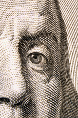 close up of dollar bill