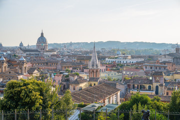 Fototapeta na wymiar Roma, panorama dal Pincio