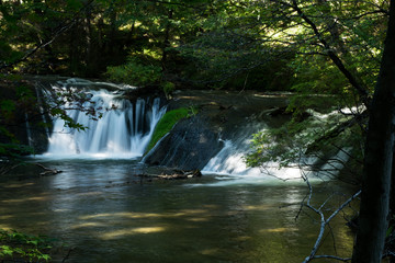 Naklejka premium Kotaki waterfall in Nikko