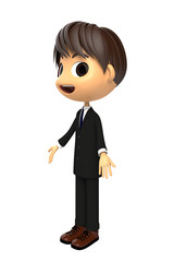 歓迎するビジネスマン