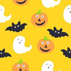 Seamless Pattern. Halloween