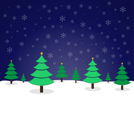 pine tree christmas