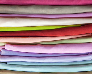 Colorful cotton fabric