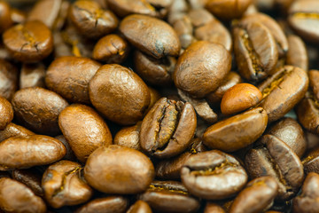 Coffee beans background
