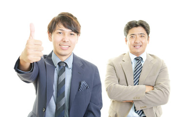 笑顔のビジネスマン