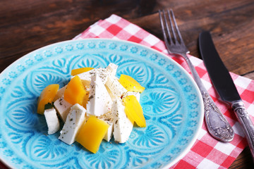 Cottage cheese with vegetables