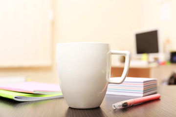 Cup of tea in office