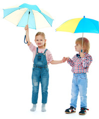 boy with a girl standing