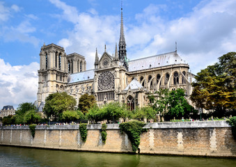 Notre Dame, Paryż - obrazy, fototapety, plakaty