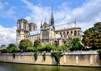 Fototapete Rund Notre-Dame, Paris © fabiomax