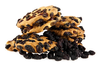 cookie with a raisin