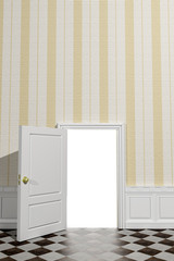 door open