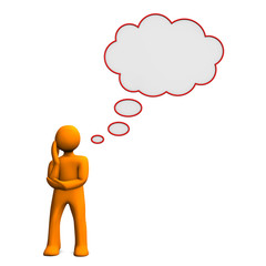 Manikin Thought Bubble