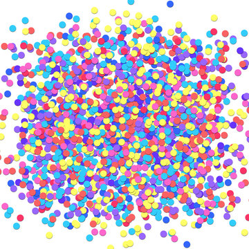 Vector Carnival Confetti background. New Year or Birthday