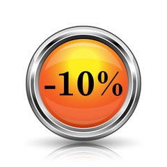 10 percent discount icon