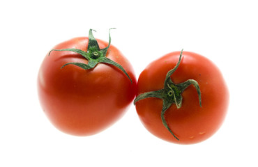 Tomato isolated on white background
