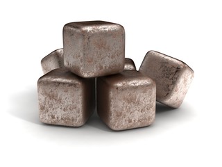 rusty cubes