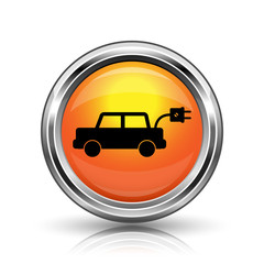 Electric car icon