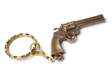 Trinket for the keys as a revolver
