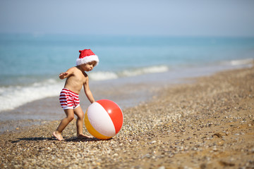 toddler Santa Claus