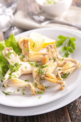 fried frog leg