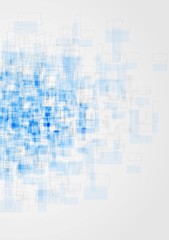 Corporate shiny tech squares design