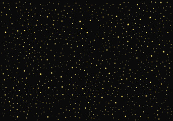 Golden Stars Background
