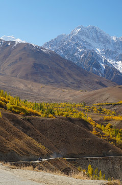 Phandar valley in autumn,Northern  Pakistan