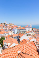 view of Alfama, Lisbon, Portugal