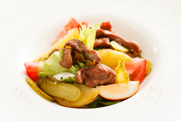 meat with potatoes